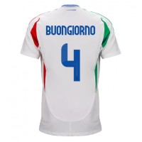 Italien Alessandro Buongiorno #4 Fußballbekleidung Auswärtstrikot EM 2024 Kurzarm